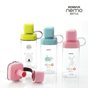 코멕스 유치원 물통 어린이 캐릭터 네모 물병 430ml