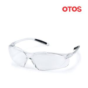 오토스 B-407A 투명 스포츠스타일보안경 경량 탄성좋은다리