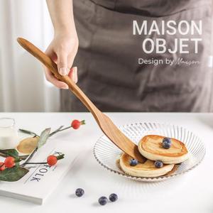 프라카 티크 조리도구 슬림 사각뒤집개 중