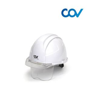 코브 A형 투명창 보안경 안전모 COV-HF-001A 보안경
