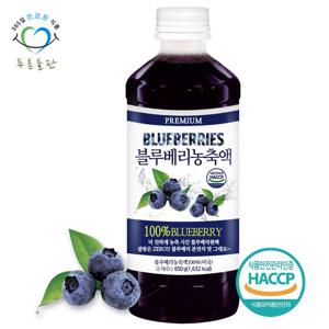 푸른들판 미국 블루베리 농축액 650g 1개 원액 주스 진액 100%