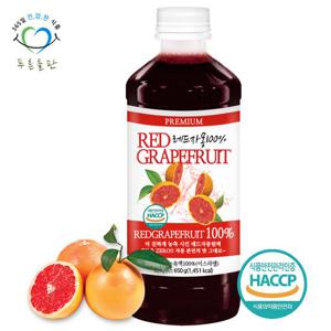 푸른들판 무설탕 레드 자몽 농축액 650g 1통 원액 주스 100%
