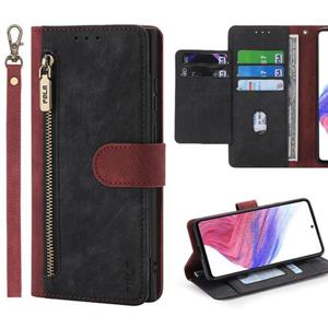 갤럭시A90 5G A908 레트로가죽 스트랩 지퍼 지갑다이어리 케이스