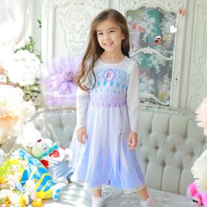 [도담도담]기본형 엘사 소매망사 공주 드레스 아동 여아 유아 어린이 원피스 조카 어린이날 옷