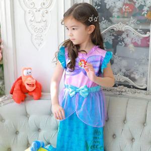 [도담도담]기본형 인어공주 나시 공주 드레스 아동 여아 유아 어린이 원피스 조카 어린이날