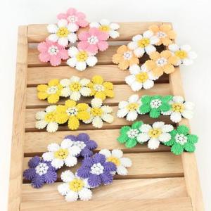 [아랑로랑] 엘리플라워 똑딱핀 헤어핀 한쌍세트