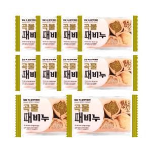(10개)피부케어 곡물 때비누 150g 목욕 세신 한방비누 각질제거