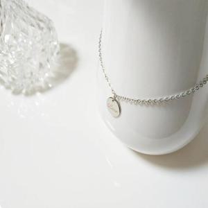 LOVE 코인 펜던트 목걸이 실버 주얼리 악세사리 z