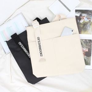 TRD_CA543 에코백 면소재 패브릭 사각형가방 보조가방