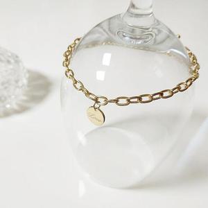 우아한매력 오늘따라 LOVE 코인 펜던트 팔찌 z