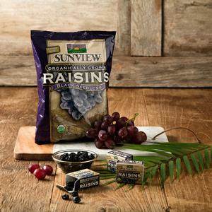 [본타몰] 썬뷰 유기농 건포도 198g 캘리포니아 점보 흑포도