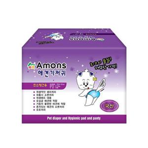 강아지 아몬스 암컷용 초소형 애견 기저귀 10매