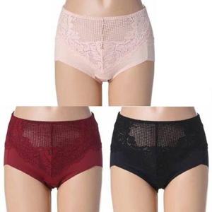 비비안 (GP3507) BBM 보정용 펀칭 레이스 거들형 팬티 3종택1