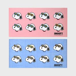 송월 스누피 선글라스50 비치타월 미니타월