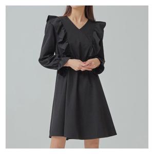 [미쏘][미쏘]프릴 미니 원피스(MIWOWAV18G).