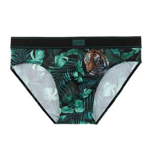 [예스]야자수 트로피컬 호랑이 남성 삼각팬티YSMPY651
