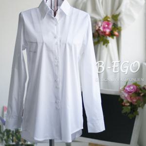 [비에고]504BG_베이직 면스판 롱 남방