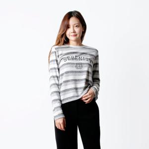 [꾸즈]스트라이프박시크롭티셔츠(CTPA58T1LM)