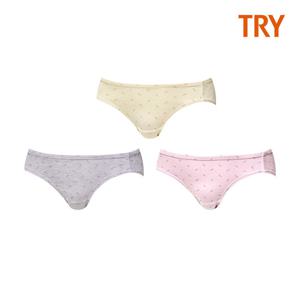 [트라이] 여성 모모 미디 팬티 3매입 I03