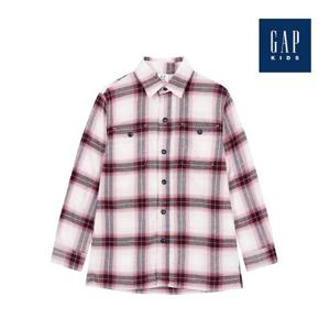 [갭키즈]코튼 플란넬 패치 포켓 체크 셔츠(727572-00-9_RE)