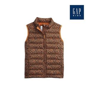 [갭키즈]패턴드 집업 패디드 베스트(707425-00-9_BR)