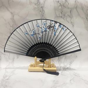 휴대용 접이식 실크 대나무부채 ULM-0323