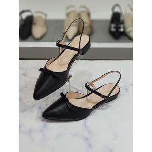 한슈 세이브존03 제리 리본 포인트 슬링백 플랫 3cm SAVHS243130