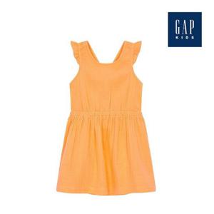 [갭키즈]프릴 크로스 백 거즈 원피스(860051-00-9_OR)