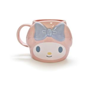 마이멜로디 캐릭터 입체 손잡이 도자기 머그컵 390ml