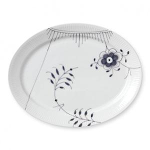 로얄코펜하겐 블랙플루티드 메가 오발접시 34cm