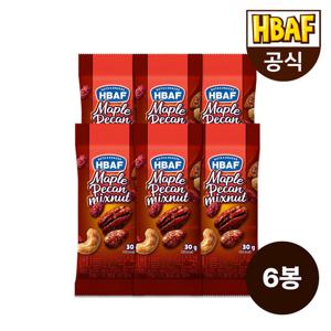 [본사직영] 바프 메이플 피칸 믹스넛 30g 6봉