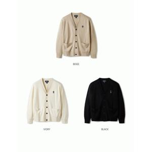 WHOAU 공용 스티브 V넥 가디건 WHCKE4911U