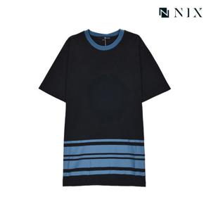 [닉스][닉스]남성 에리배색 싱글 티셔츠_FNLMCTR176P