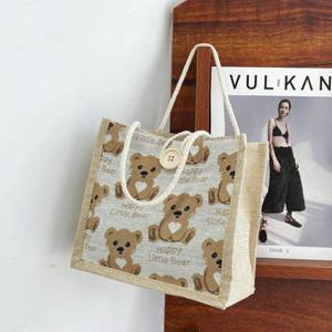 캔버스가방 아기곰 리틀베어 데일리 캔버스백 가방 미니사이즈