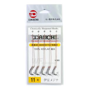 다이치 2본 이두메지나 잉어 묶음바늘 민물목줄