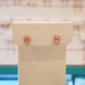 볼라레 세이브존01 미니귀걸이 핑크 거미 피어싱 SSP535