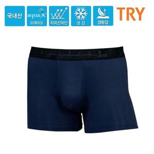 TRY 남성 아쿠아엑스 베이직 쿨냉감 남자 드로즈 팬티