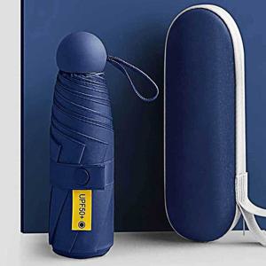 초경량우산 암막 우산 5단 캡슐형 네이비 양산