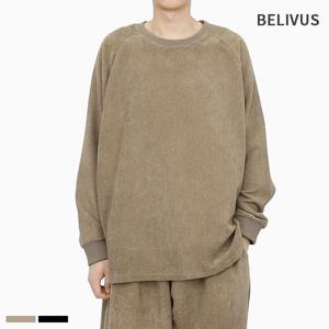 [빌리버스]빌리버스 남성 골지 맨투맨 무지 롱슬리브 BML009