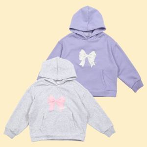 [로엠걸즈(아동)]융기모 후드 스웨트티셔츠RGMA24T9C