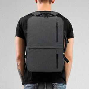 [프롬슈] 모던 투핸들 확장형 남자 여행백팩 출장가방