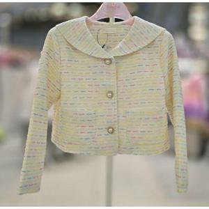 로엠걸즈세일러 카라 트위드자켓점퍼RGJA2513P