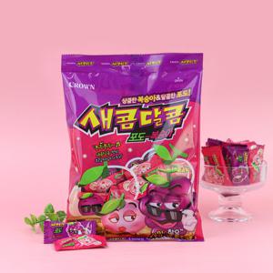 크라운 새콤달콤 포도복숭아 200g