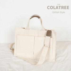 [레네]올리비아팝 여성 캔버스 사각 에코백 토트백 OP_M1899