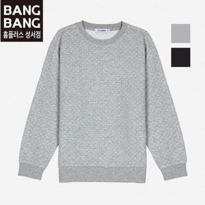 뱅뱅 HC04 가을여성 무지누빔 맨투맨 라운드티 CTK611