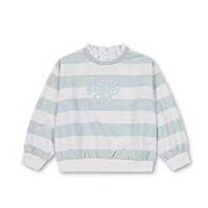 [탑텐키즈]여아) 테마 클래식캠퍼스 프릴 스트라이프 스웨트MKE3TR2102