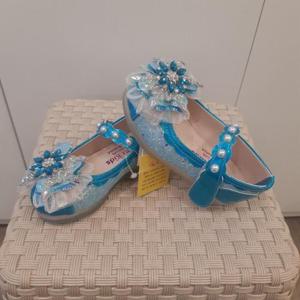 TALENTKIDS HC24 눈꽃리본LED블루공주구두 TSY11HSH04