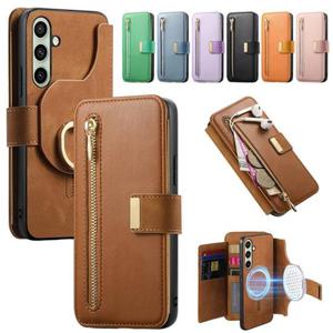 갤럭시퀀텀6 A56 5G 맥세이프 분리형 카드 지갑 링 가죽 케이스