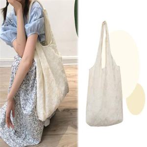 보부상 가방 에코백 쇼퍼백 꽃자수 여성 숄더백 망사