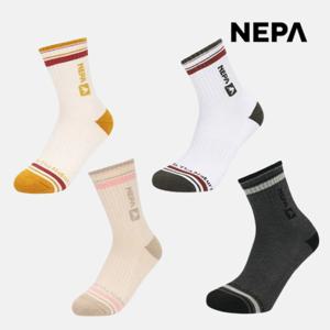 네파 공용 스트라이프 중목 긴양말 기능성 속건 크루삭스 7LC8309
